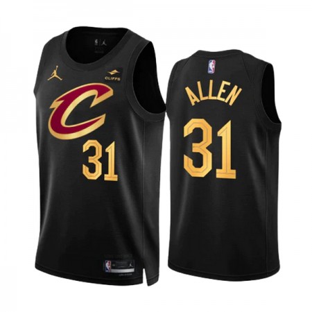 Dres Cleveland Cavaliers Jarrett Allen 31 Jordan 2022-23 Statement Edition Crno Swingman